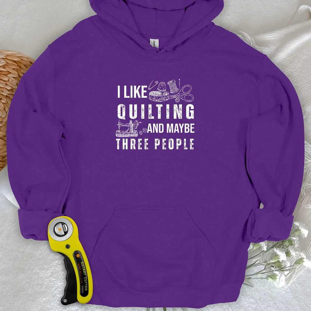 Quilting & 3-Personen Hoodie