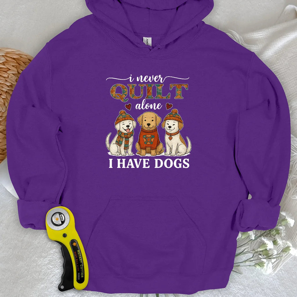 Quilting with Paws Hoodie