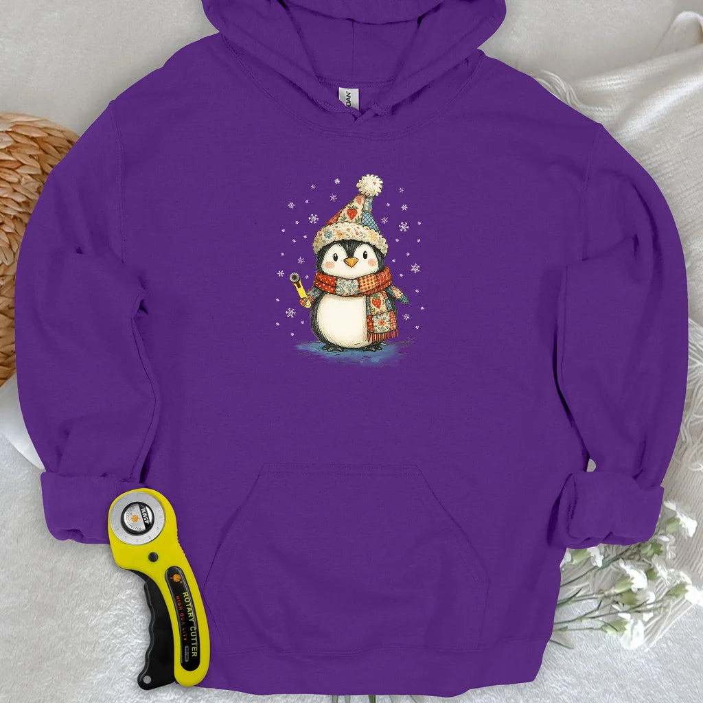 Sweat à capuche Pingouin douillet