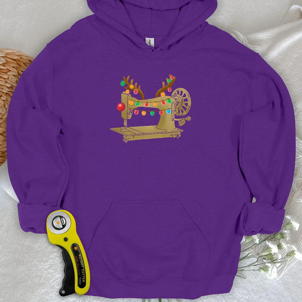 Rentier-Maschen-Kapuzenpulli