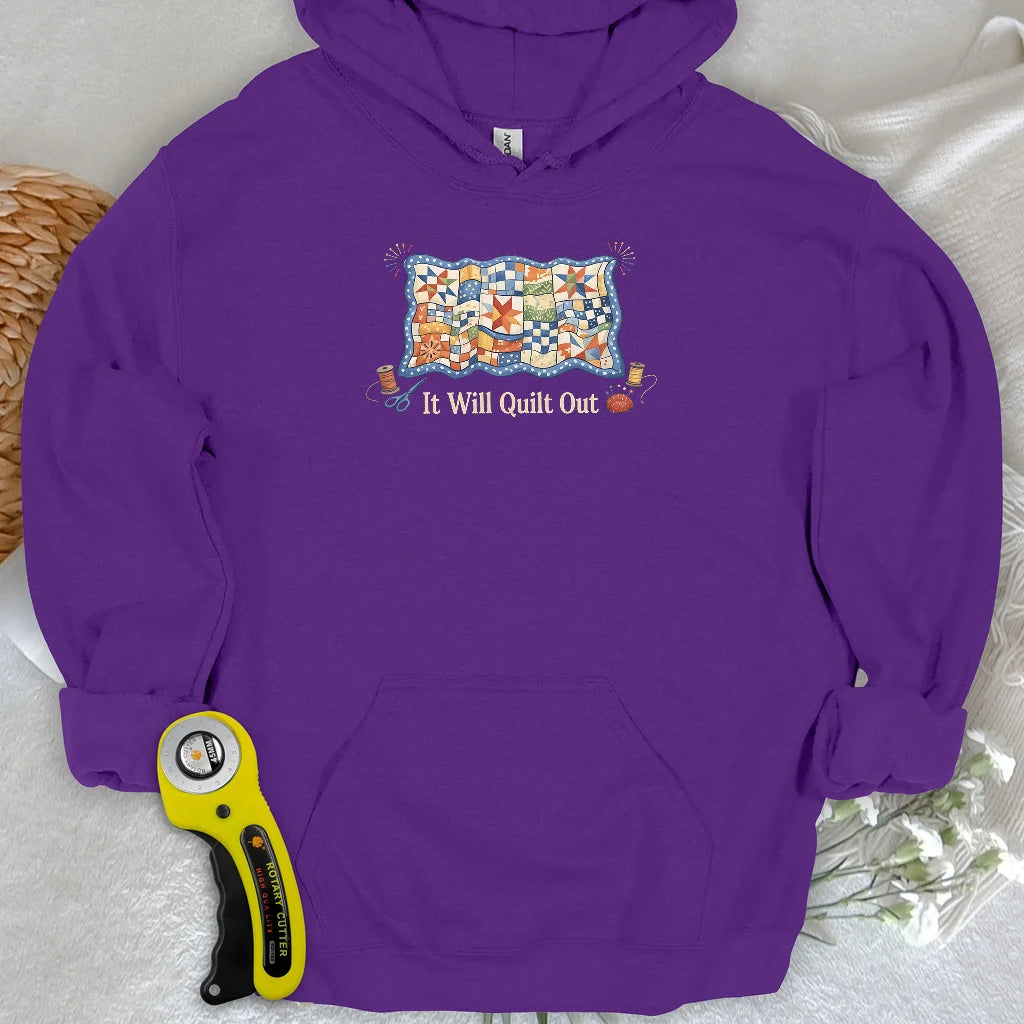 Relax… It Will Quilt Out Hoodie