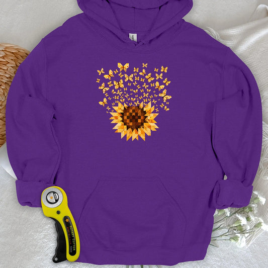 Sunflower Magic Quilt Bloom Hoodie
