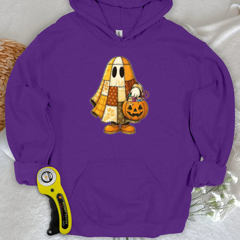 Felpa con cappuccio Il patchwork