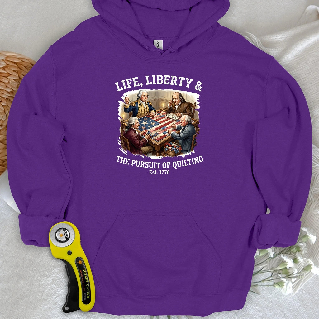United We Quilt 1776 Hoodie