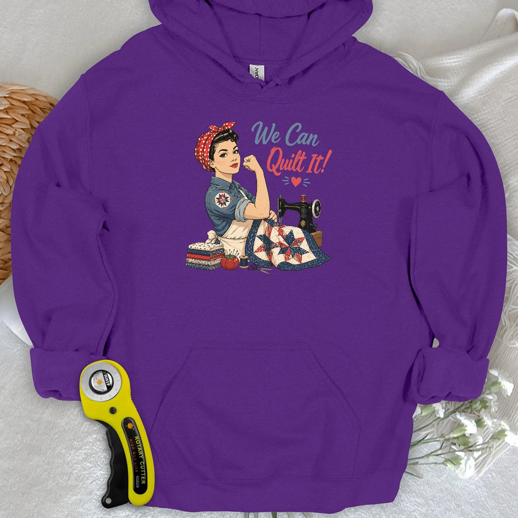We Can Quilt It Hoodie