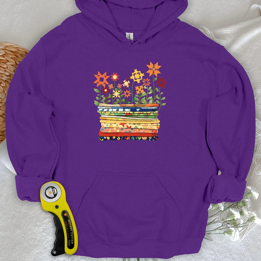 Where Quilts Bloom Hoodie