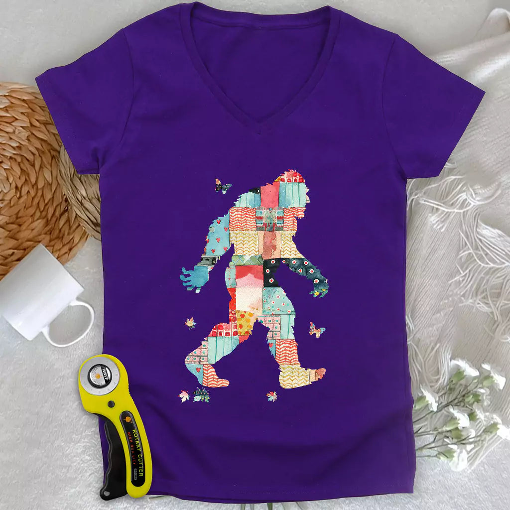 Bigfoot Lady V-neck