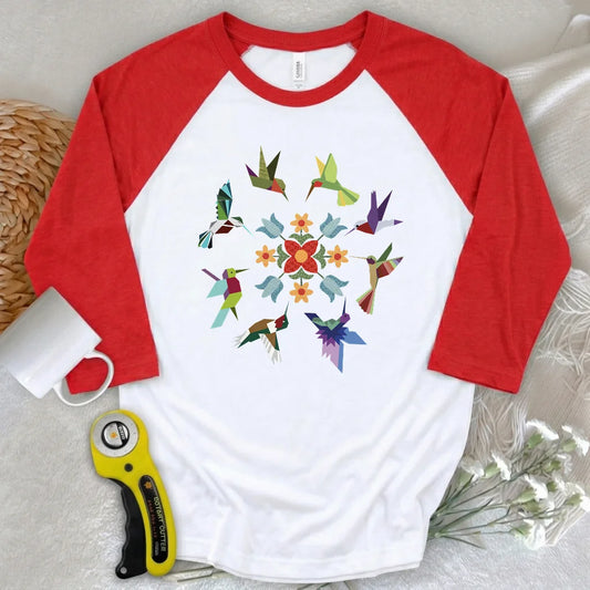 Circle of Wings 3/4 Sleeve T-shirt
