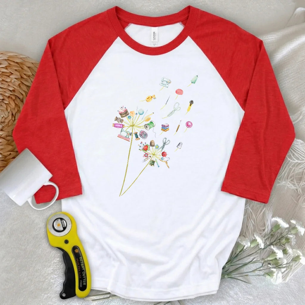 Crafted To Bloom 3/4 Sleeve T-shirt
