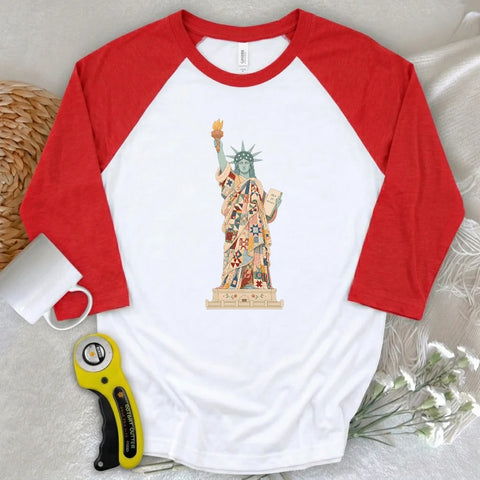 T-shirt manches 3/4 Liberty Wrapped in Love