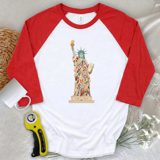 Liberty Wrapped in Love 3/4 Sleeve T-shirt