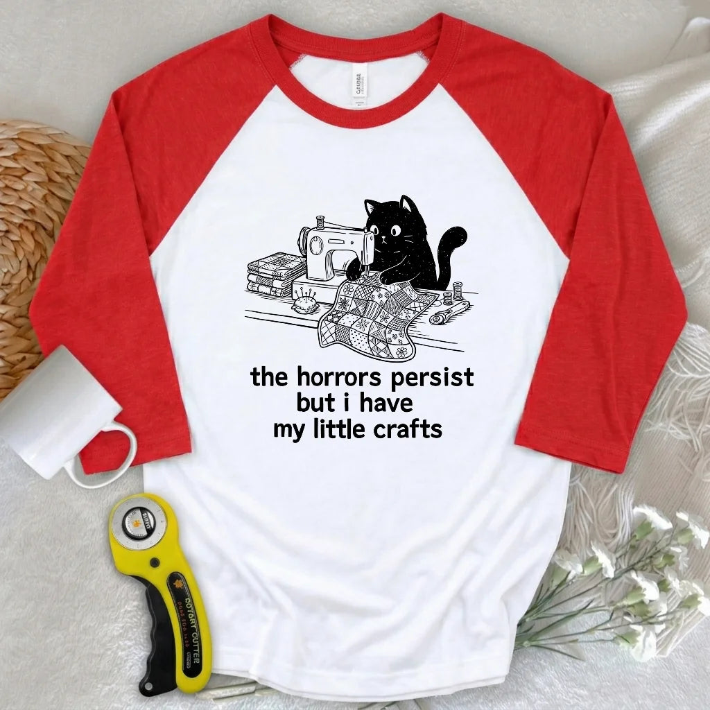 Little Crafts vs. The World 3/4 Sleeve T-shirt
