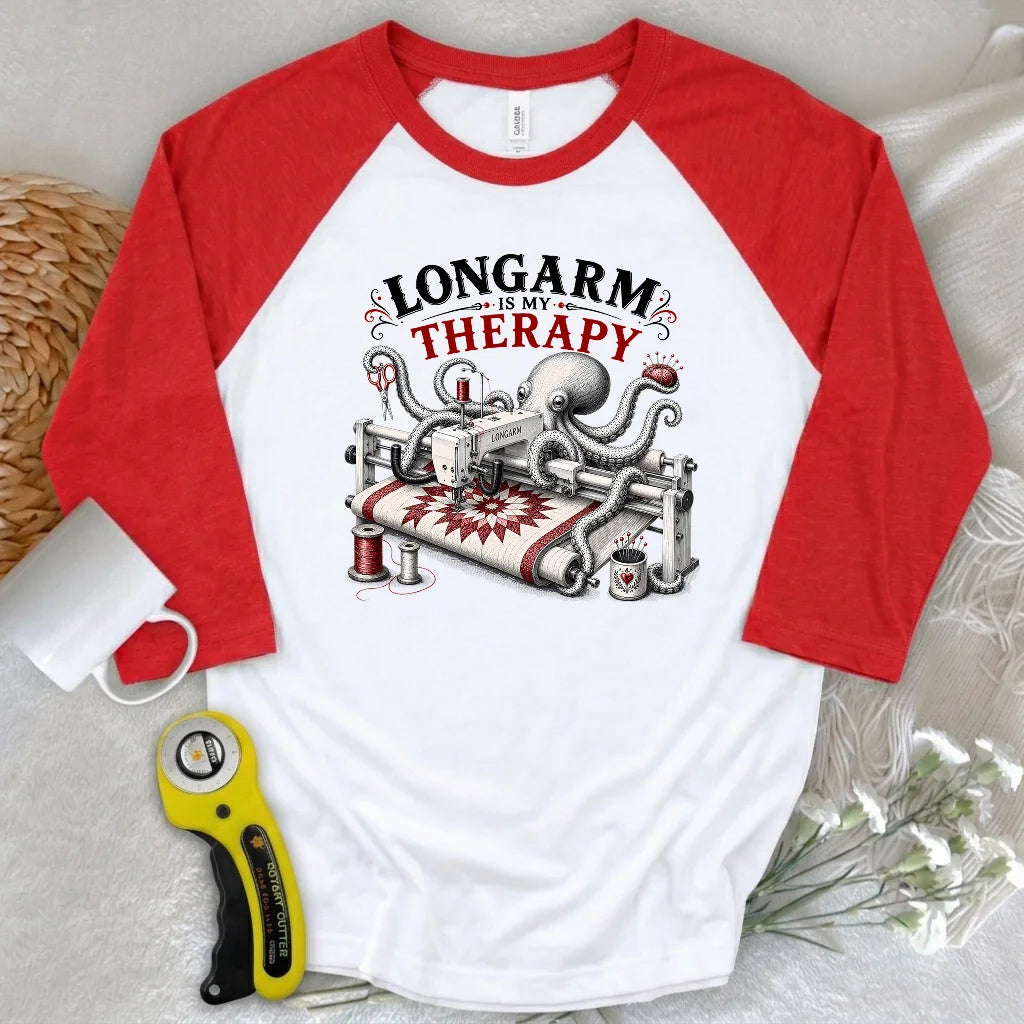 Longarm Therapy Club 3/4 Sleeve T-shirt