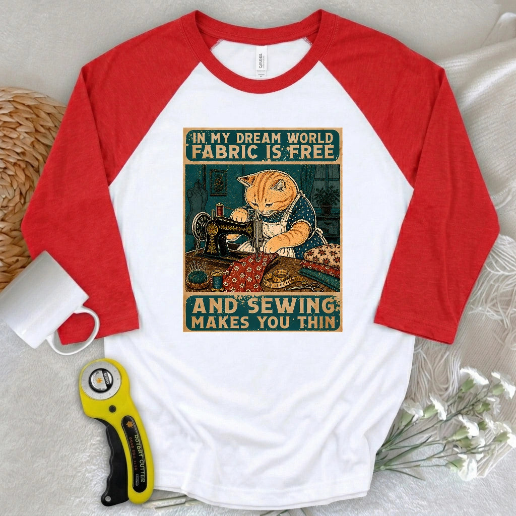 Sewing Dreams 3/4 Sleeve T-shirt