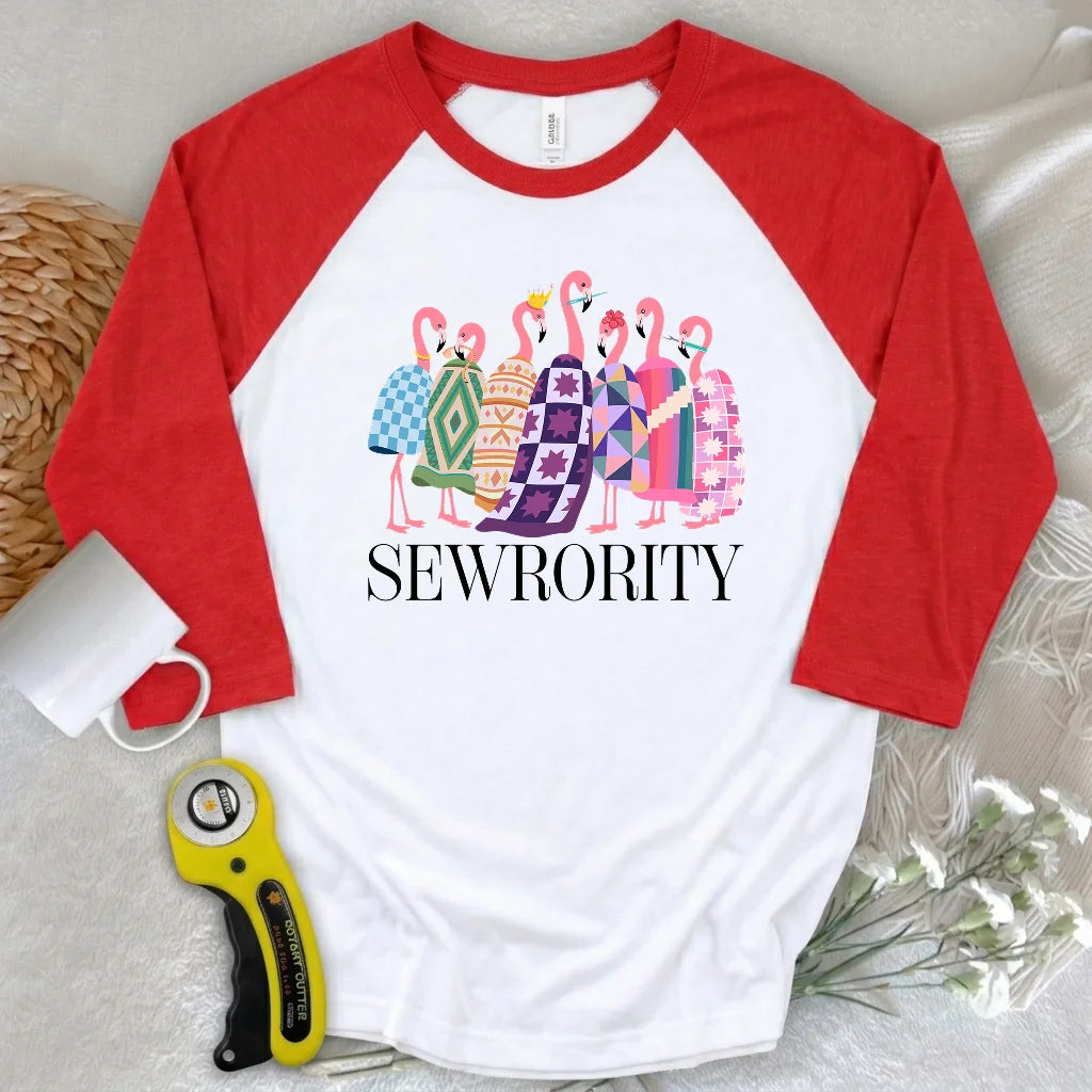 Sewrority Sisters 3/4 Sleeve T-shirt