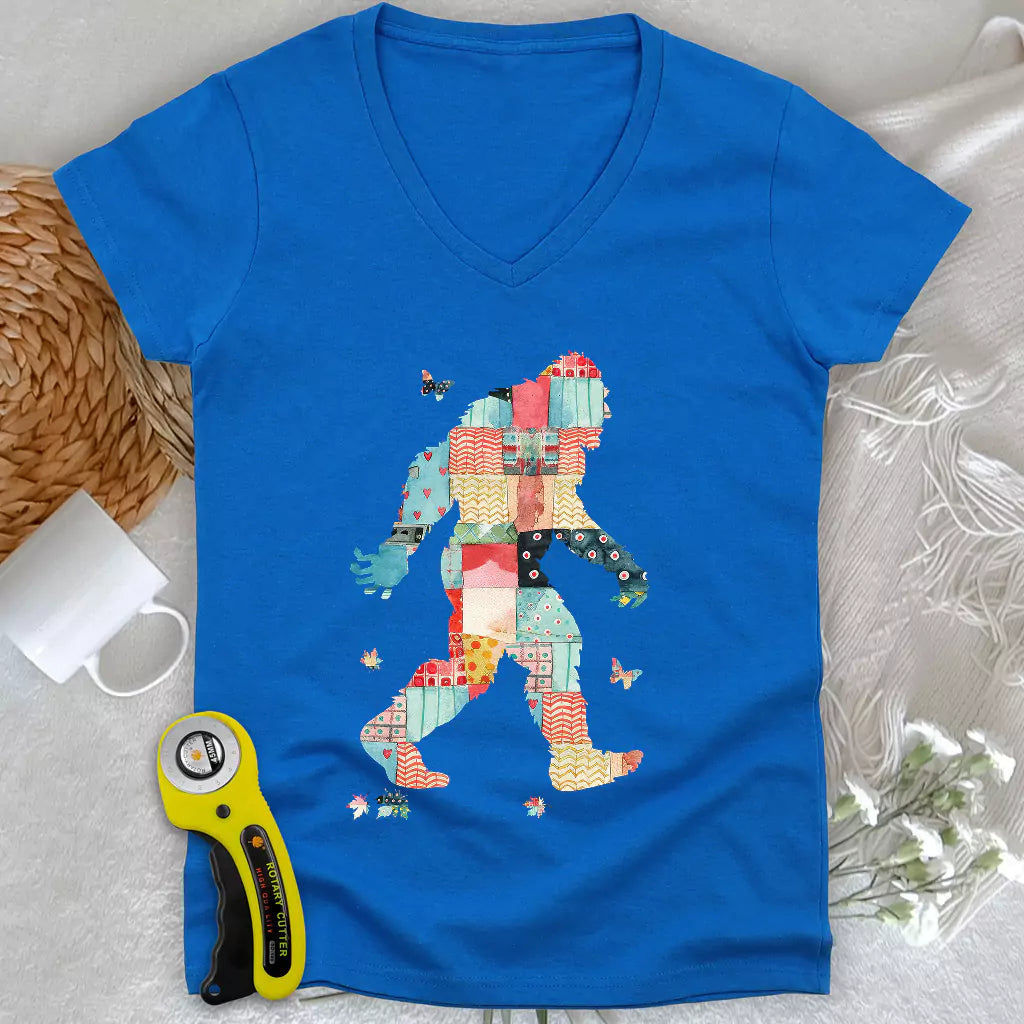 Bigfoot Lady V-neck