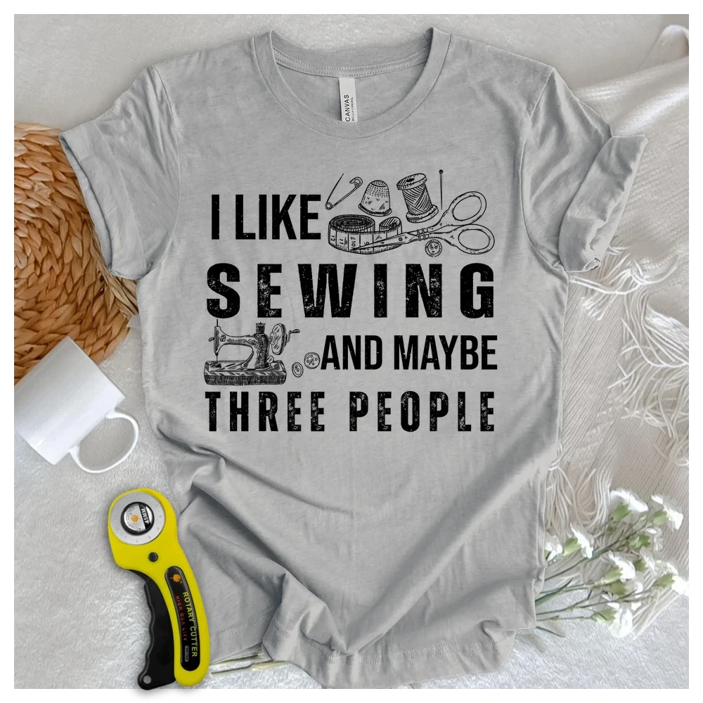 Sewing & 3 People T-shirt