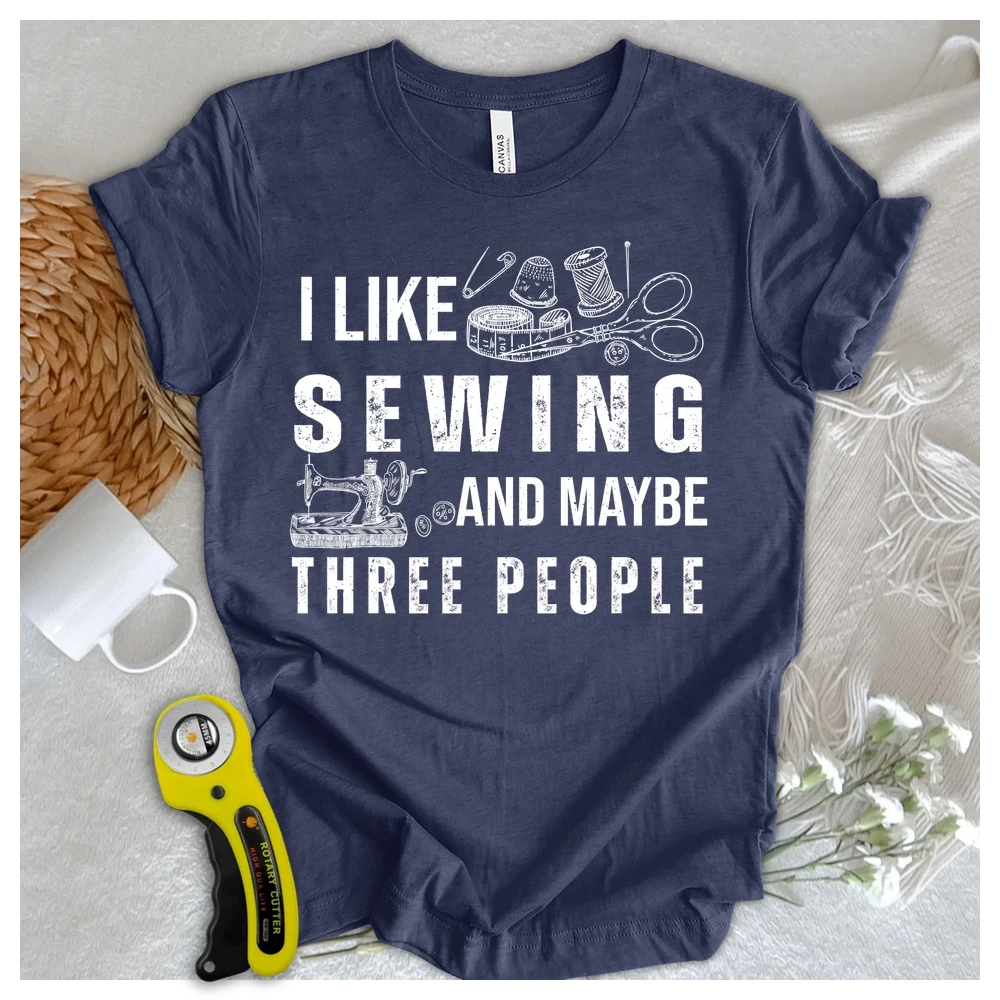 Sewing & 3 People T-shirt