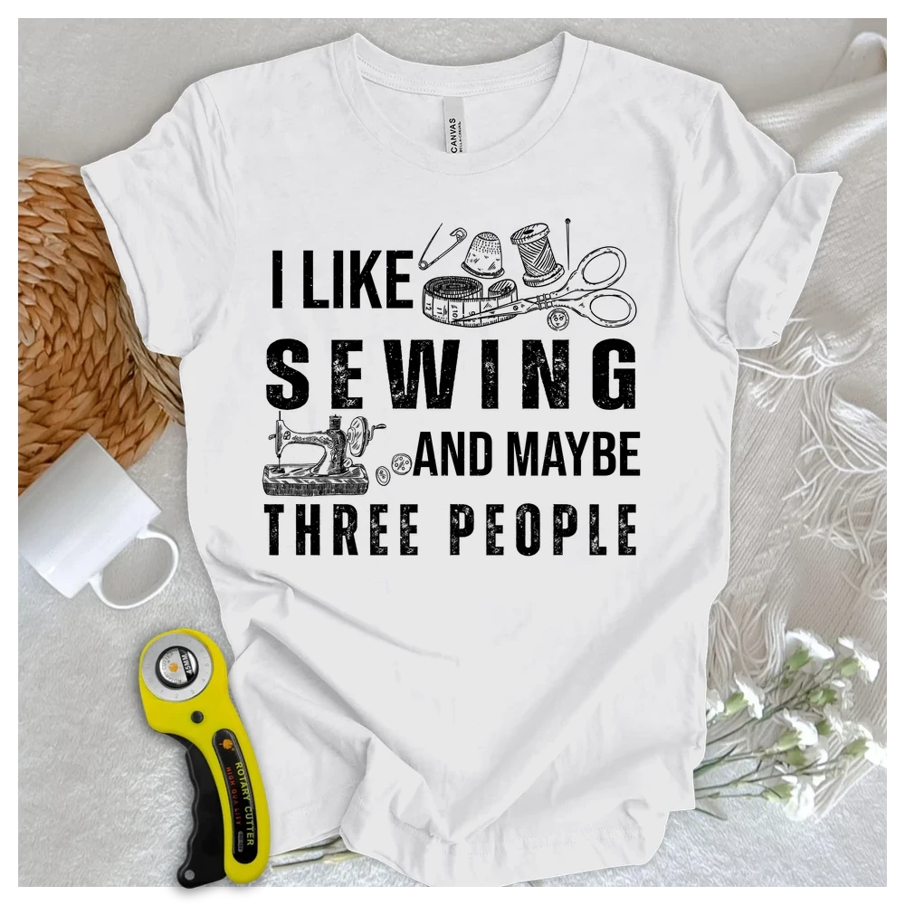 Sewing & 3 People T-shirt