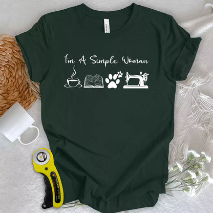 Sewing Woman T-shirt