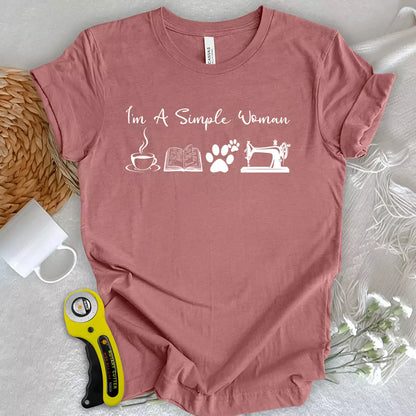 Sewing Woman T-shirt