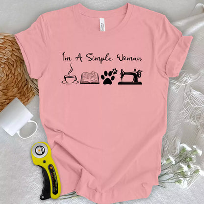 Sewing Woman T-shirt