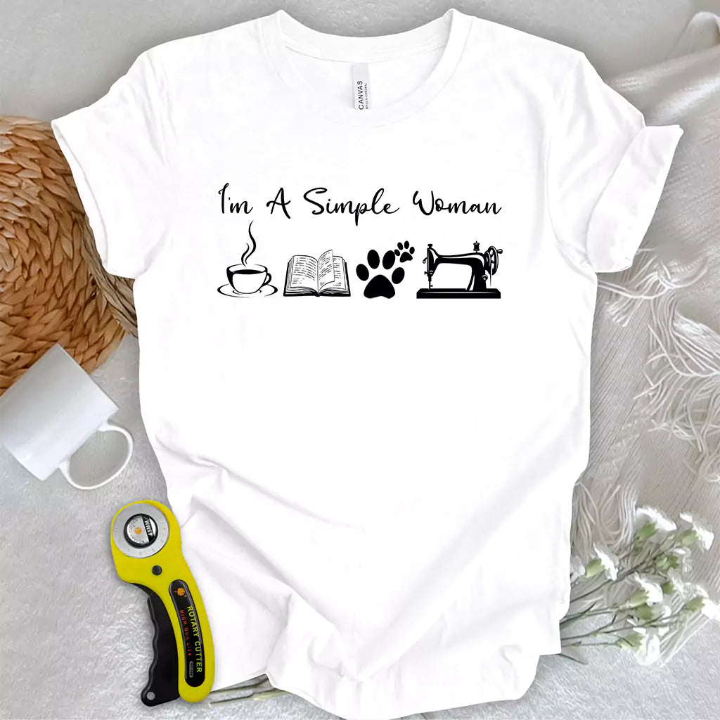 Sewing Woman T-shirt