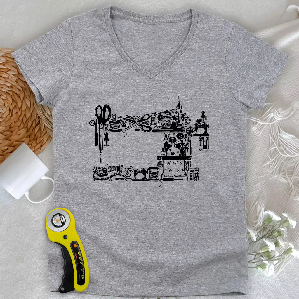 Sewing Tools Lady V-neck