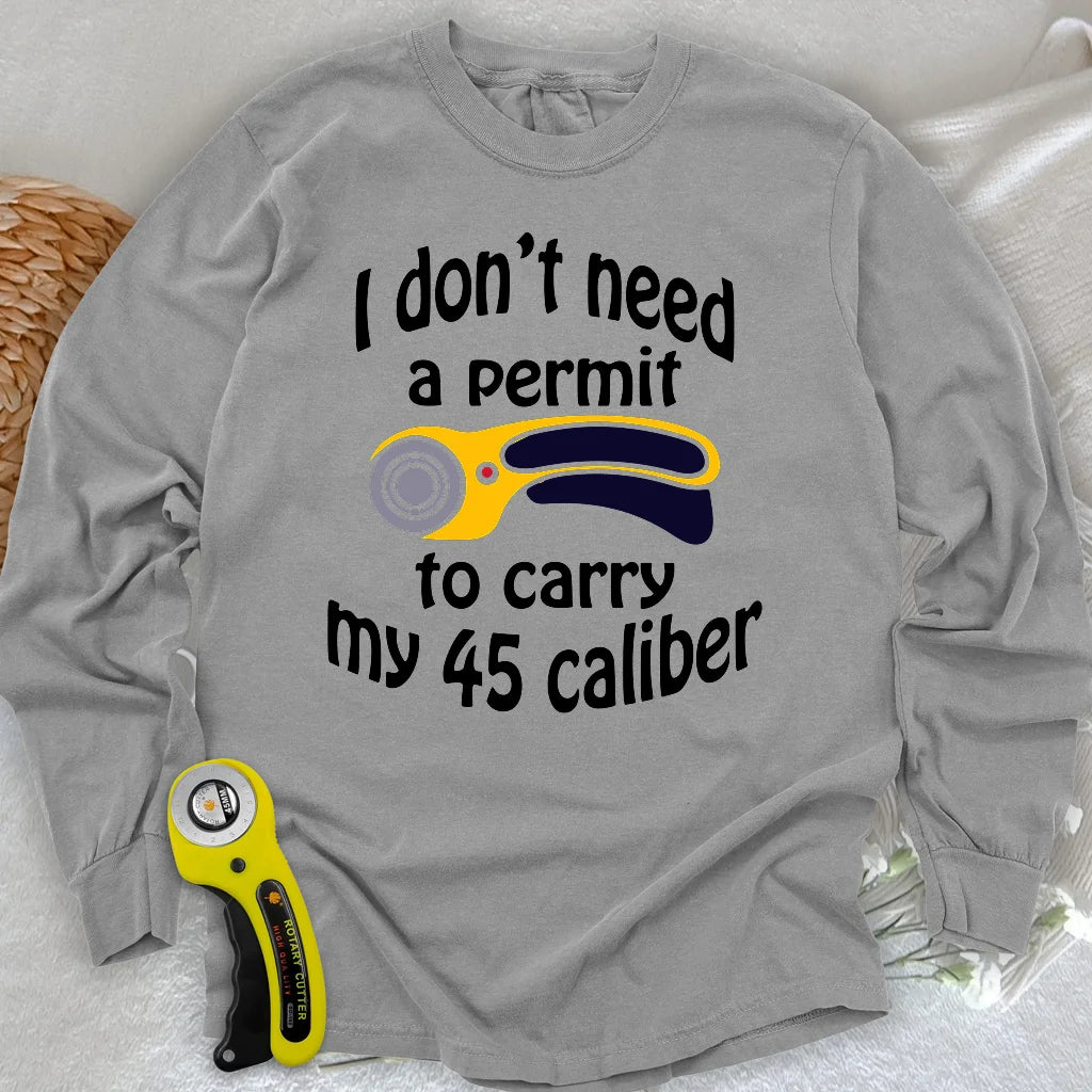 45 Caliber Long Sleeve T-shirt
