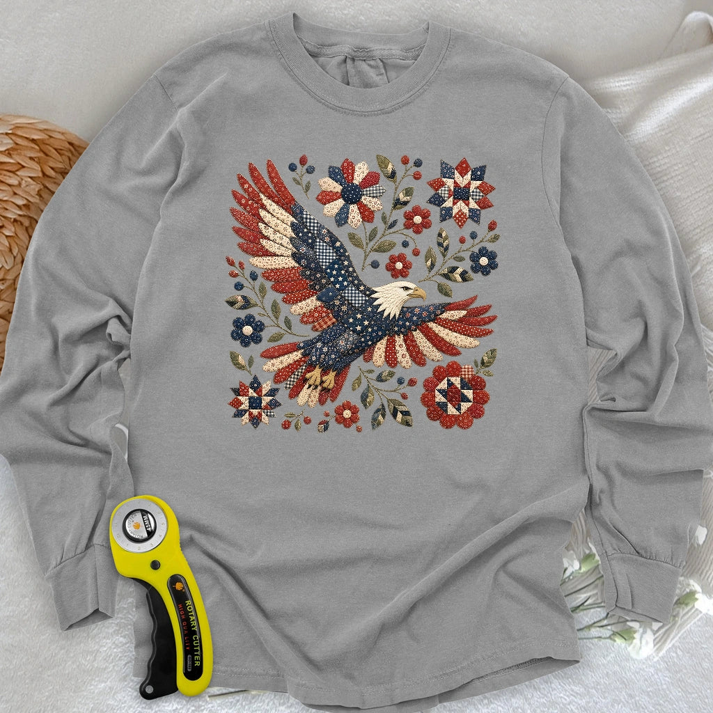 American Eagle Appliqué Long Sleeve T-shirt