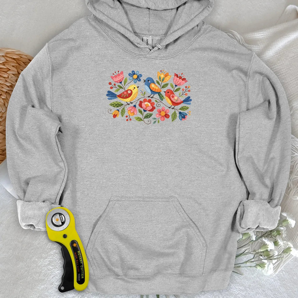 Appliqué Garden Hoodie