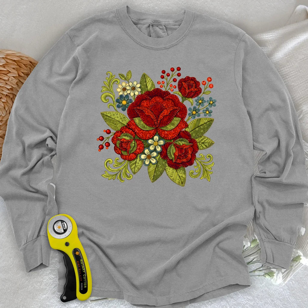 Appliqué Nerd Long Sleeve T-shirt
