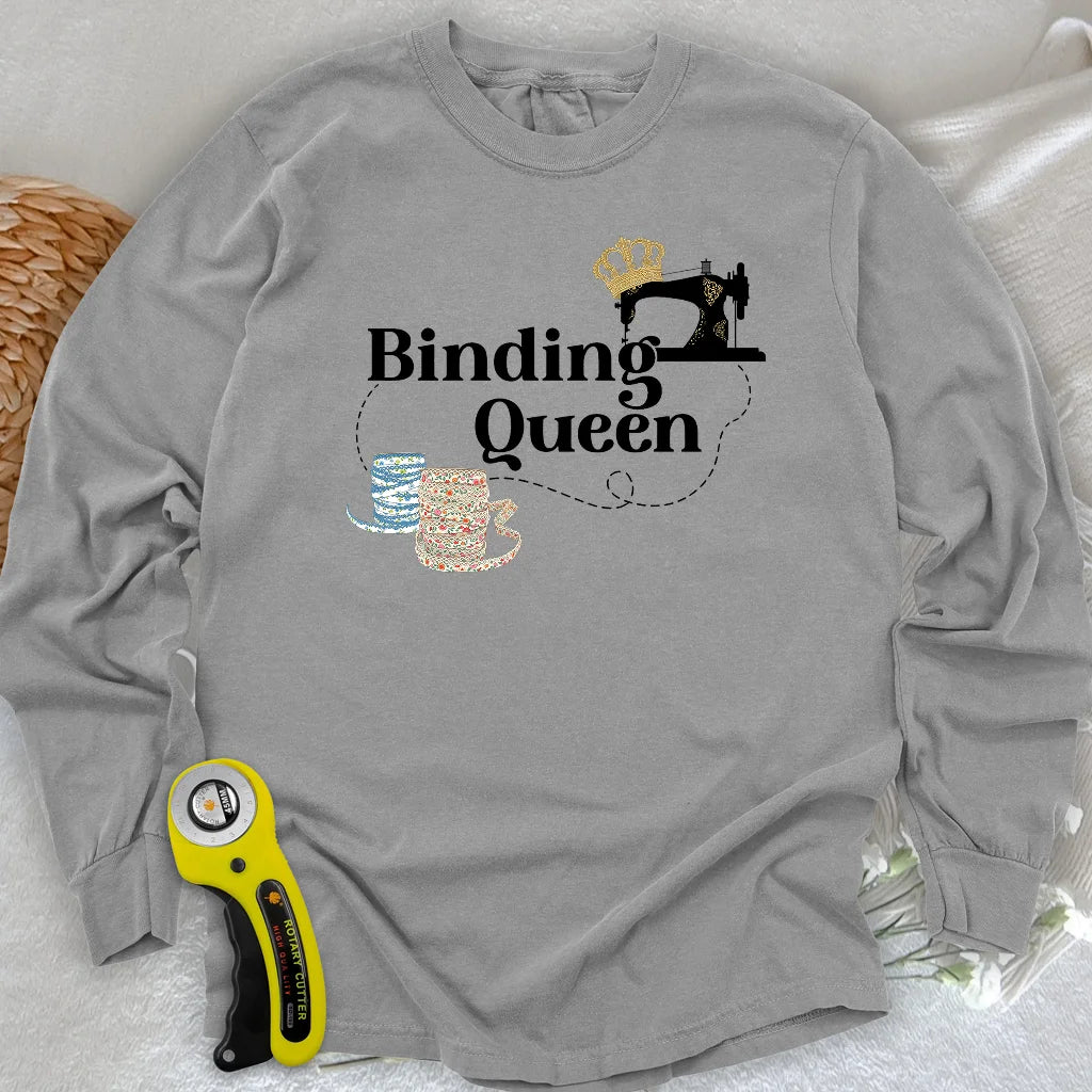 Binding Queen Long Sleeve T-shirt