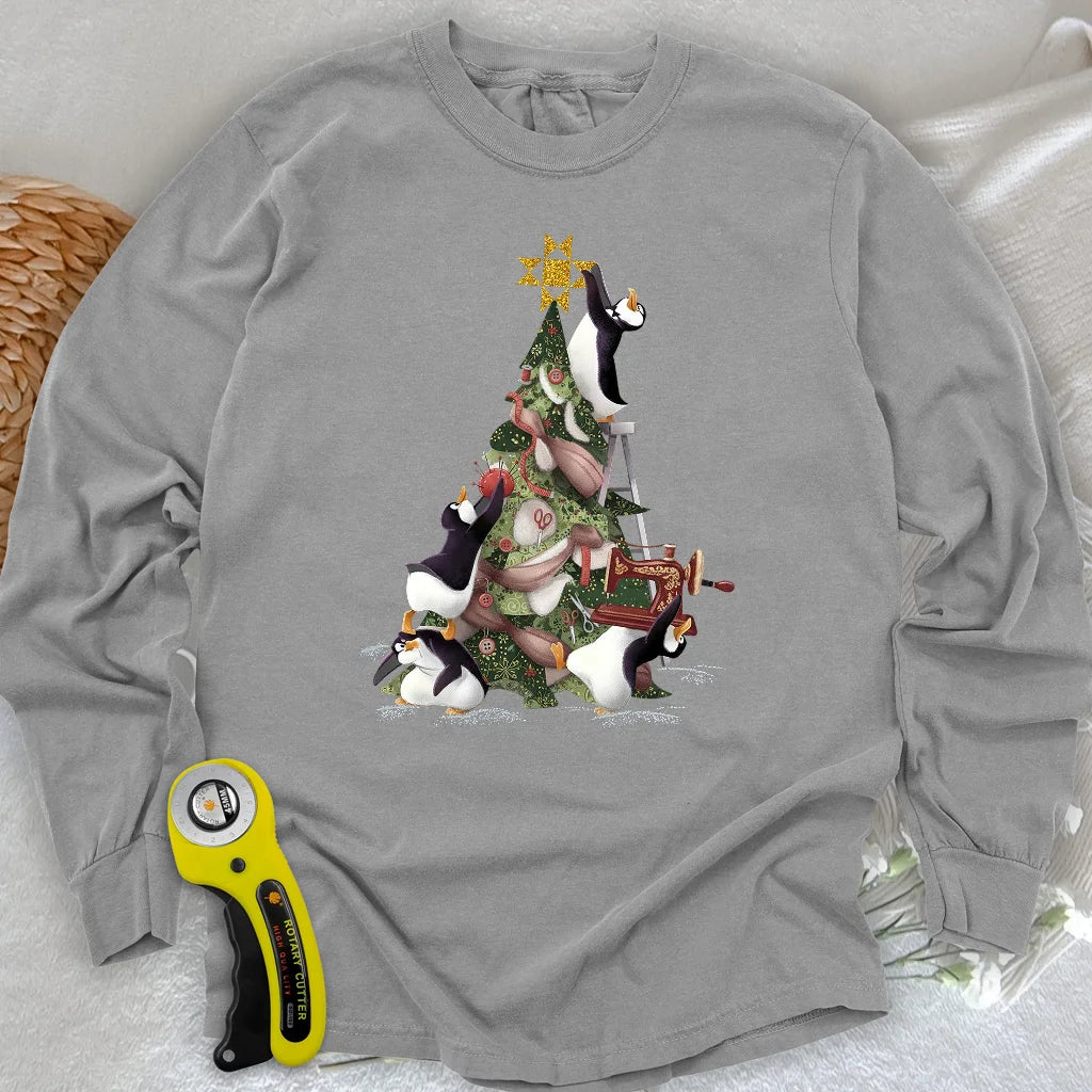 Blizzard Quilt Crew Long Sleeve T-shirt