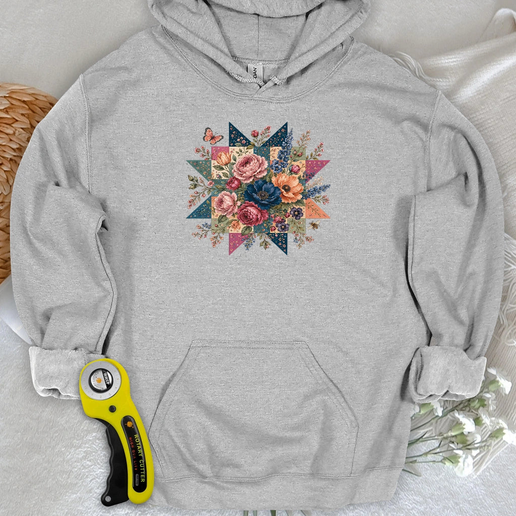 Blooming Patchwork Star Hoodie