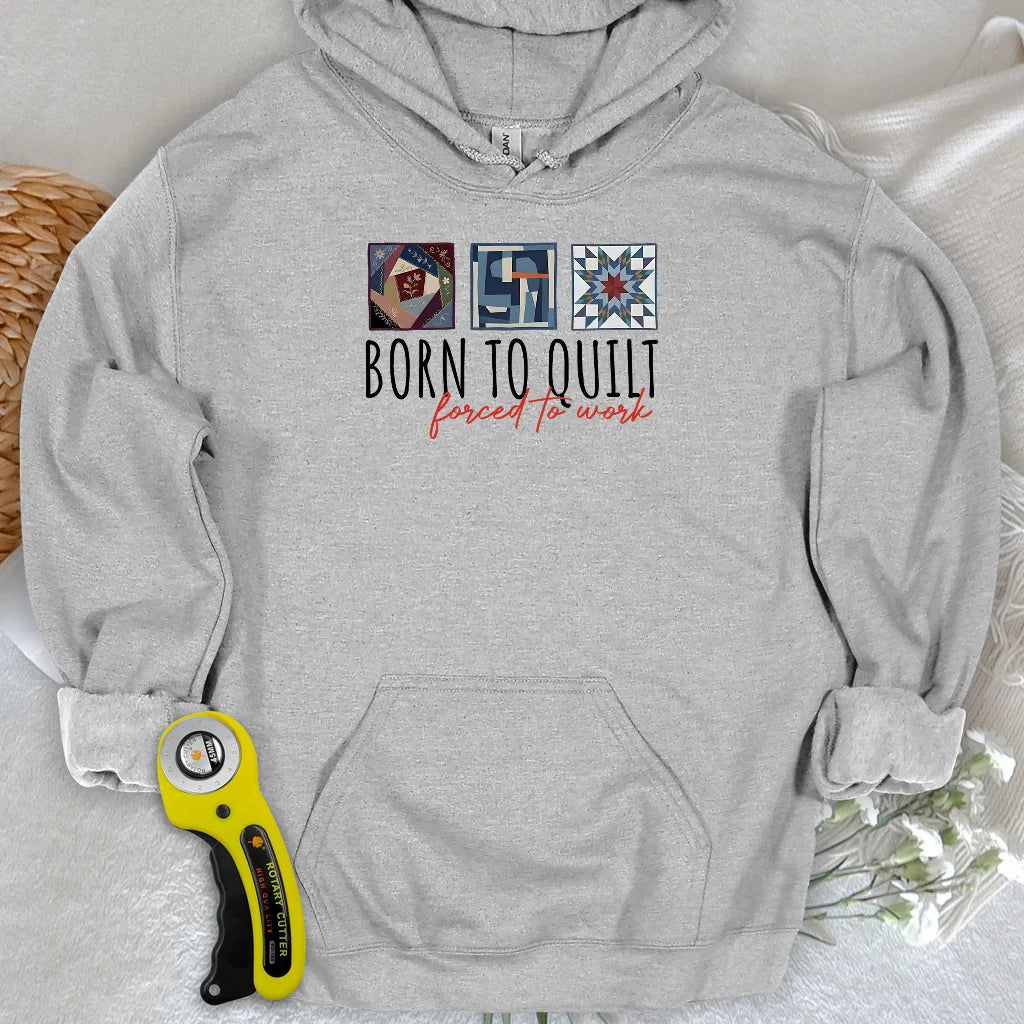 Sweat à capuche « Forced to Quilt »