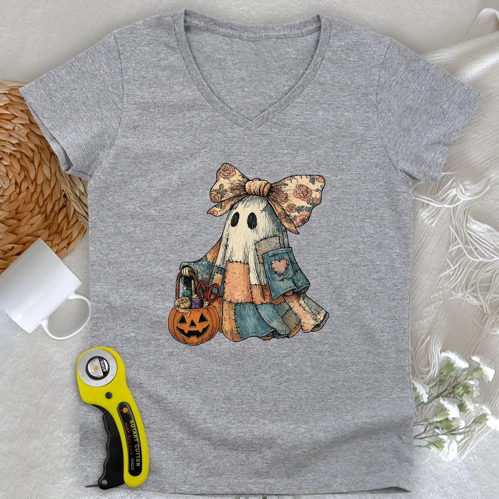 Bow-Boo Lady V-neck