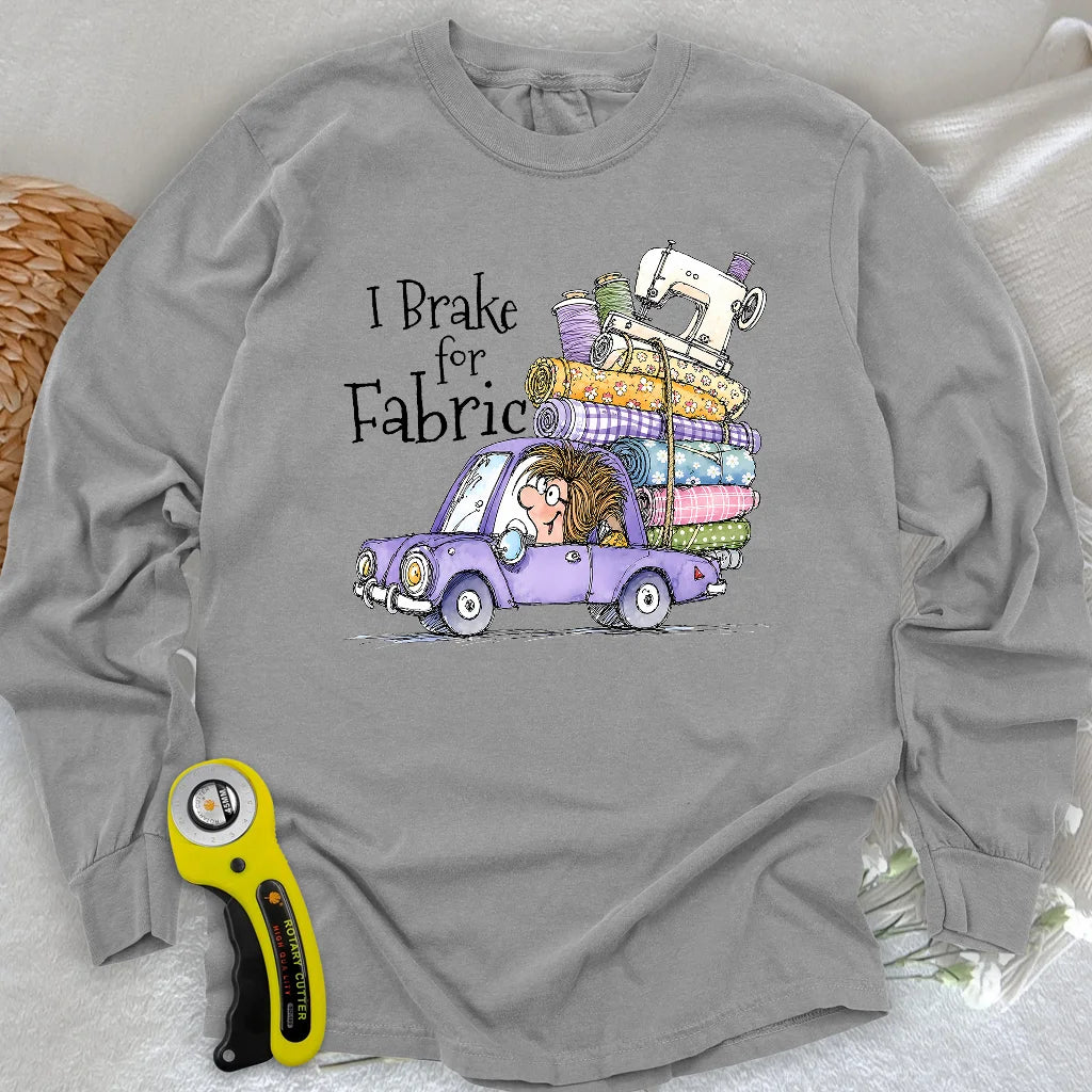 Brake for Fabric Long Sleeve T-shirt