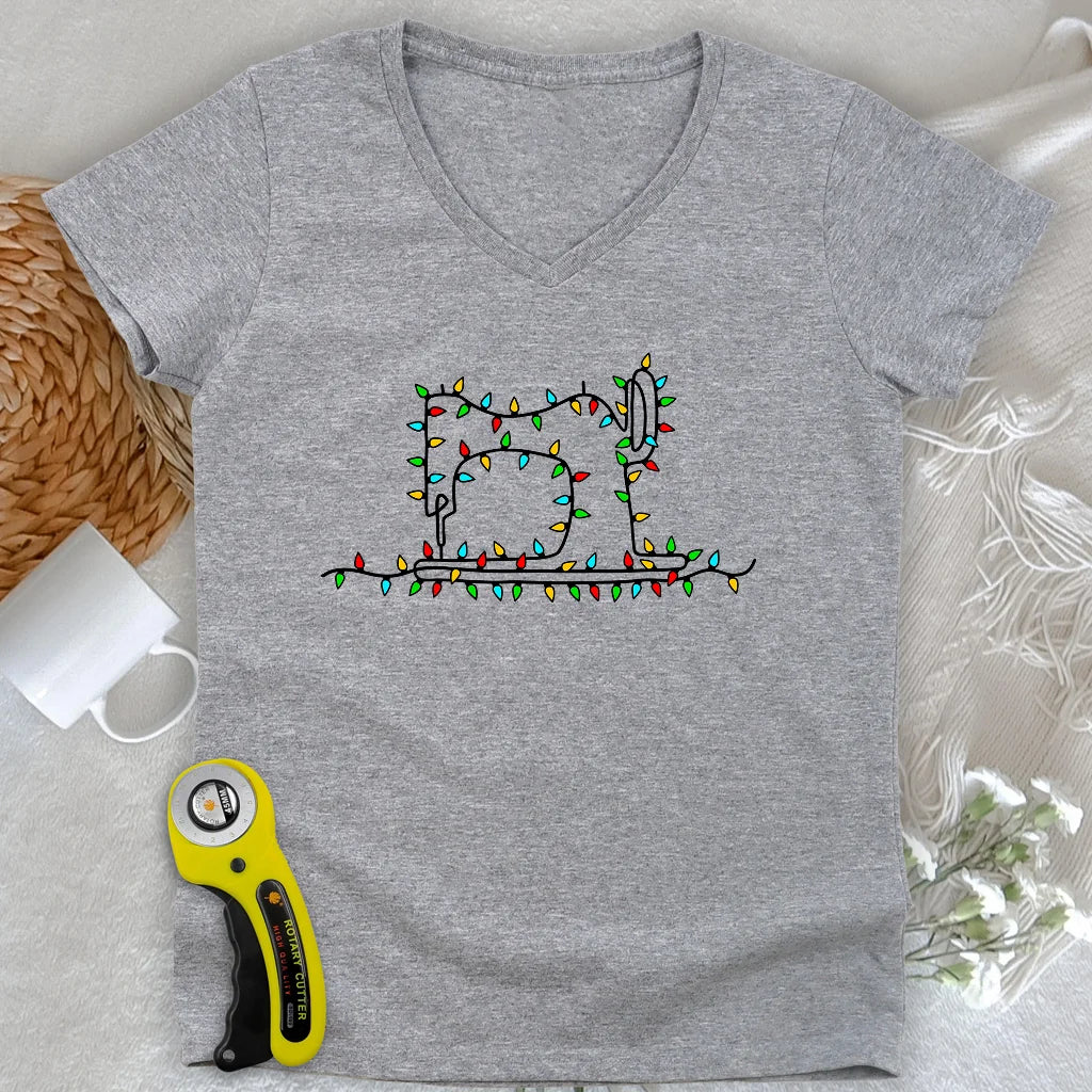 Bright Machine Lady V-neck