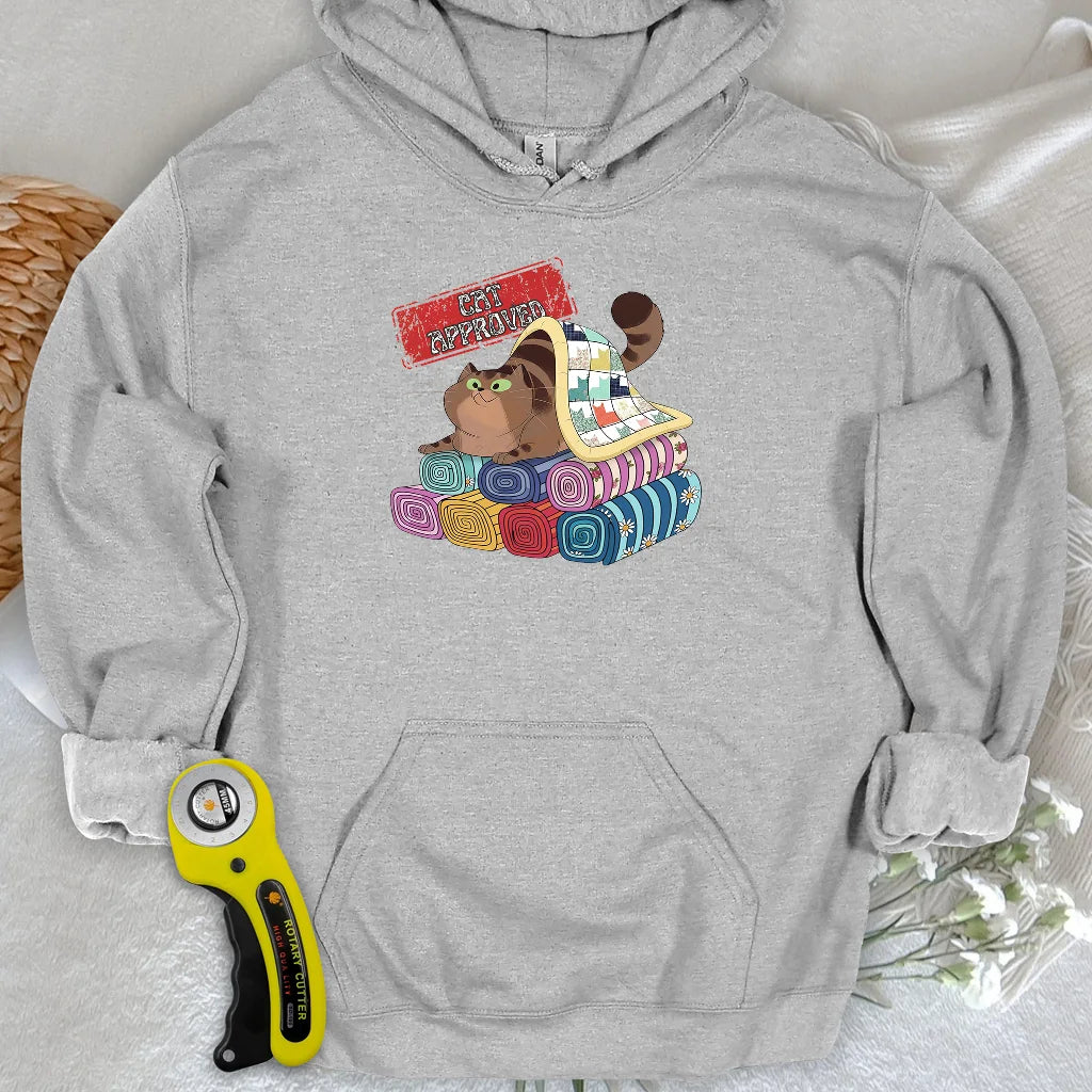Sweat à capuche approuvé par les chats