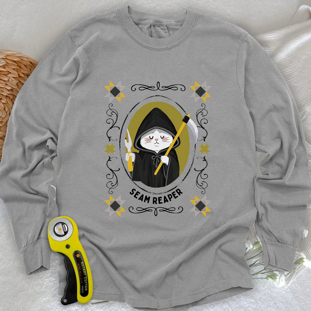 Cat Seam Reaper Long Sleeve T-shirt