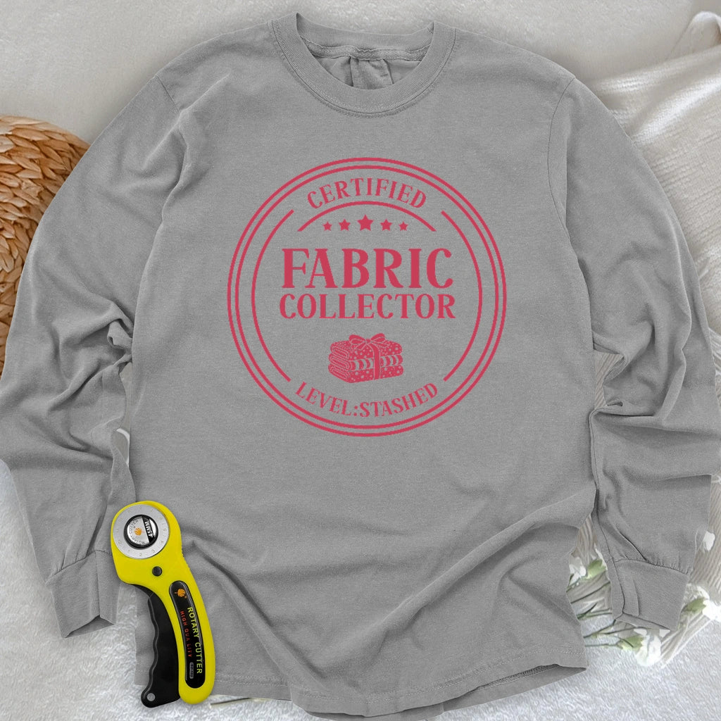 Zertifizierter Stoff-Sammler Langarm-T-Shirt