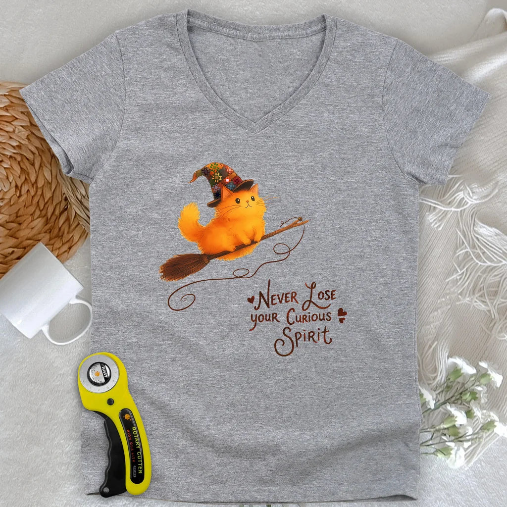Curious Spirit Lady V-neck