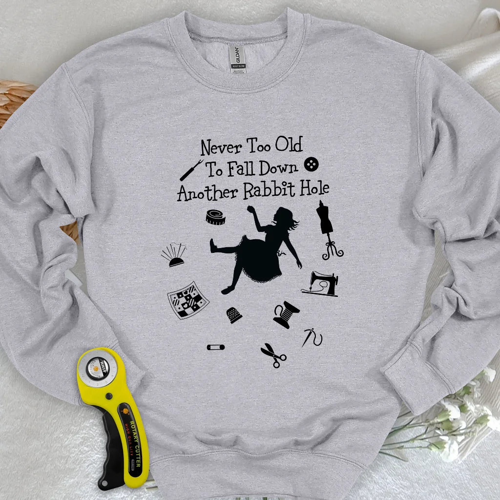 Sweat-shirt "Down The Rabbit Hole"