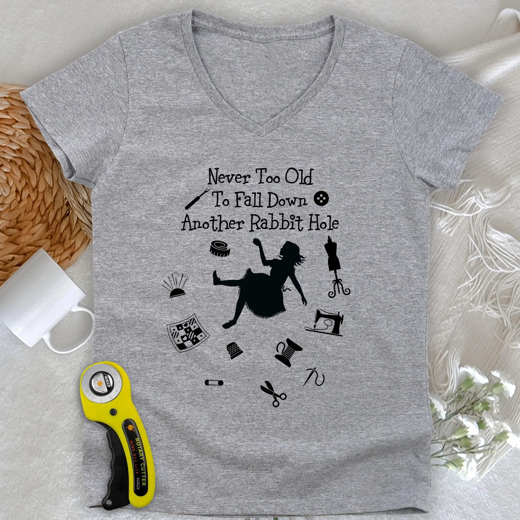 Down The Rabbit Hole V-neck