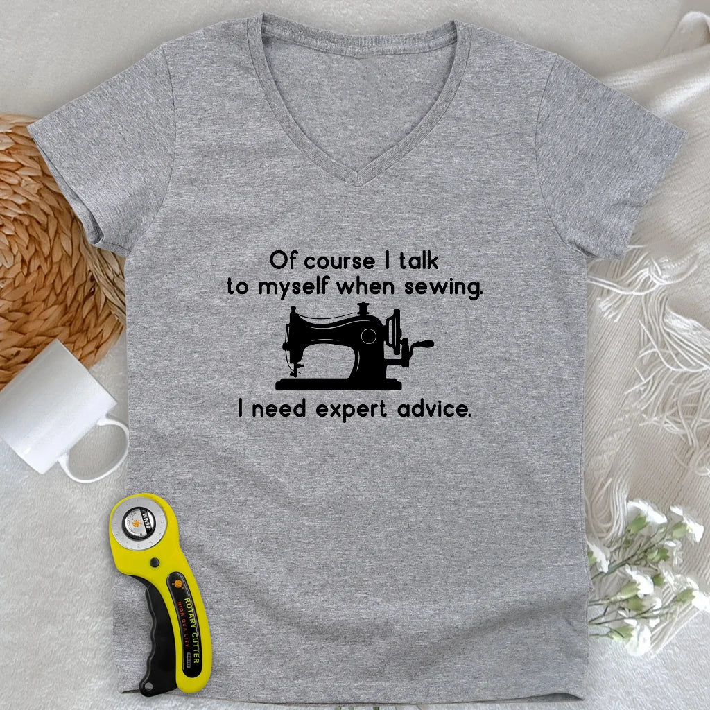 Expert Advice Lady V-neck