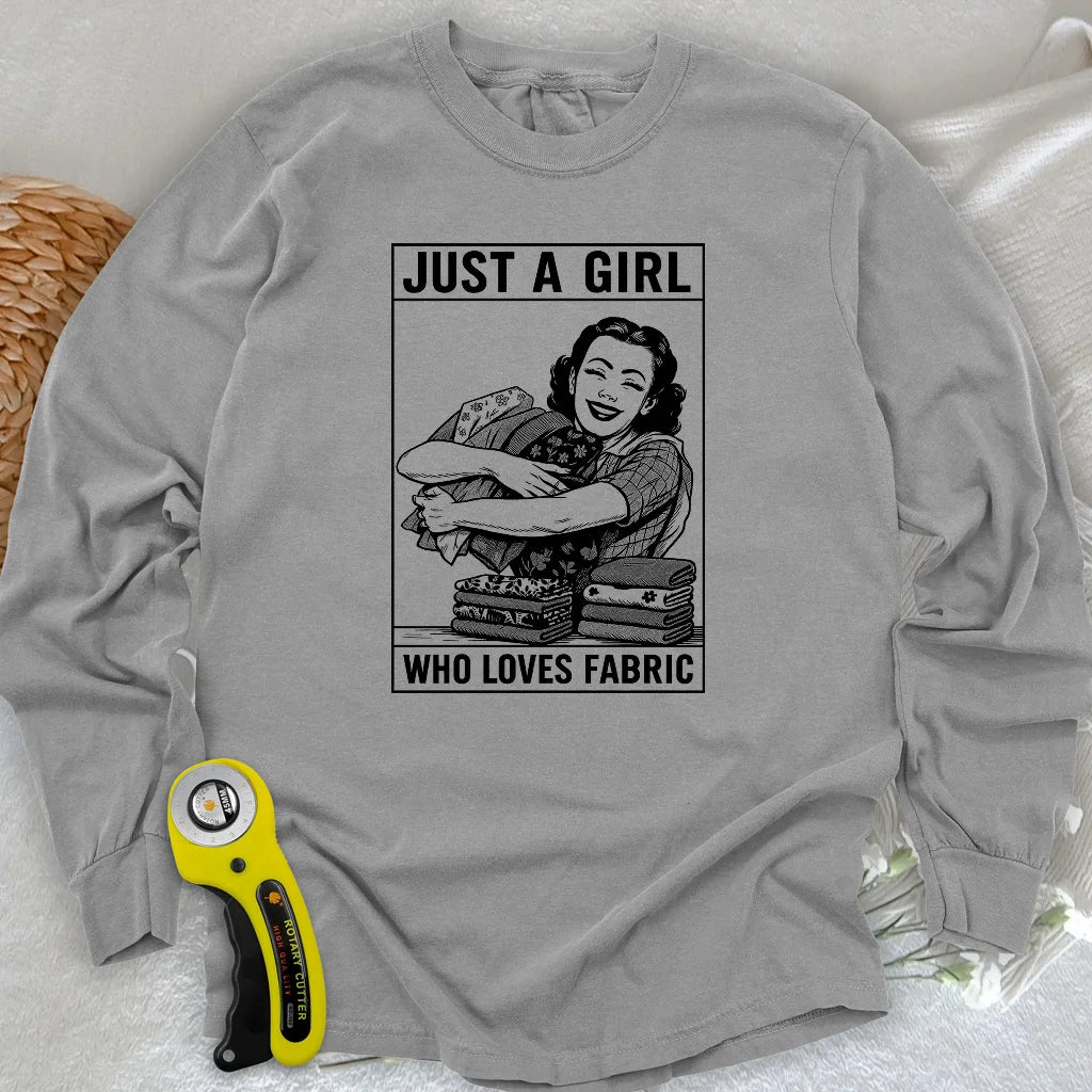 T-shirt à manches longues en tissu pour fille