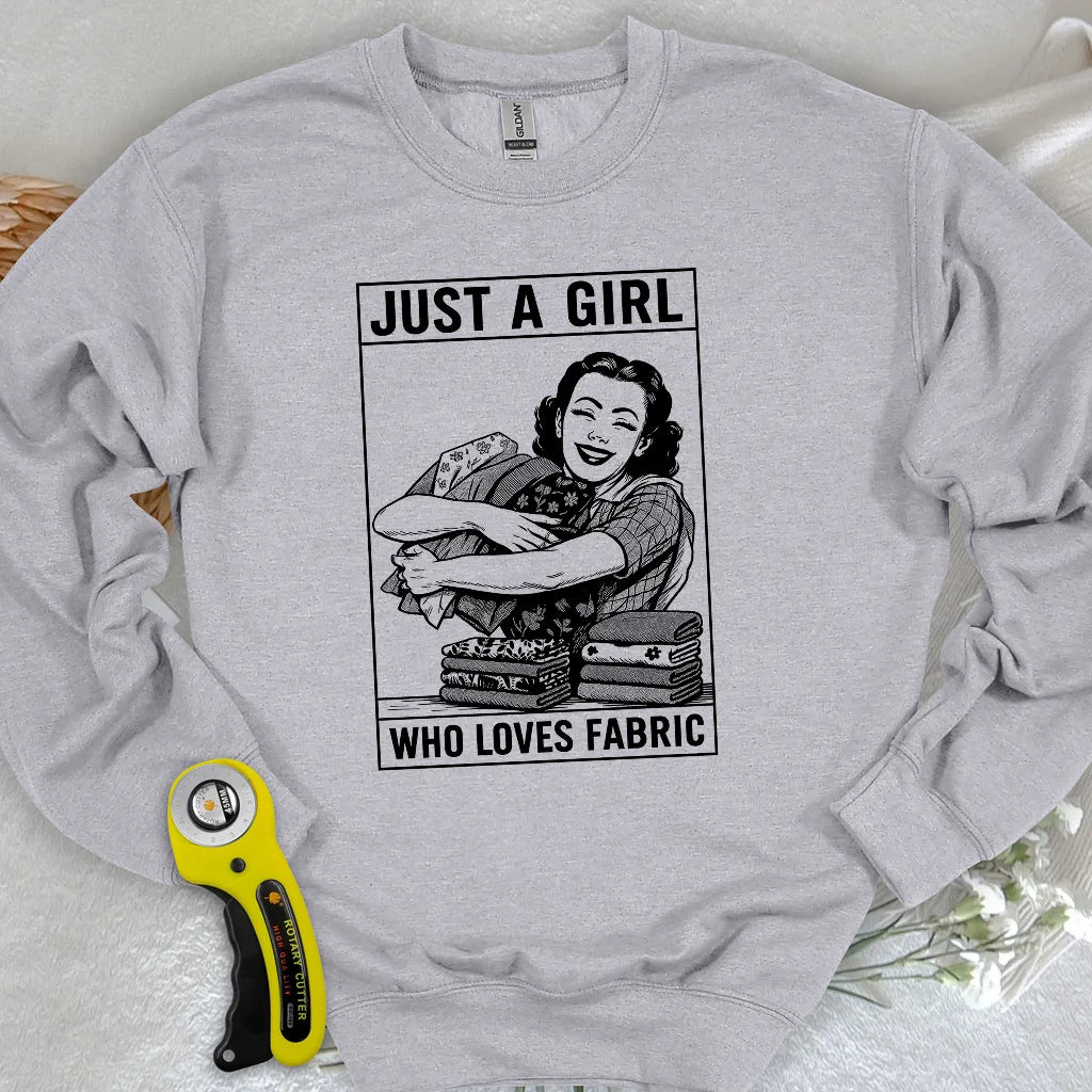 Sweat-shirt fille en tissu