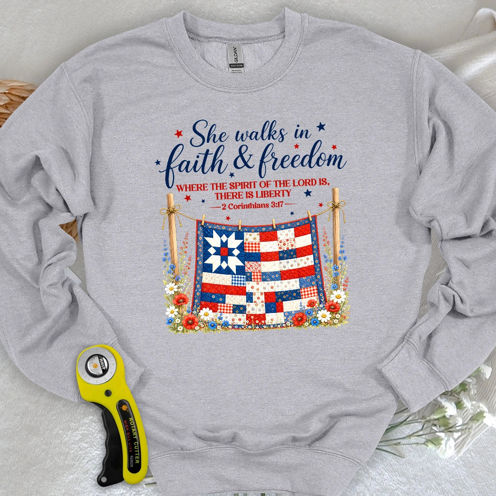 Faithfully Pieced Sweatshirt