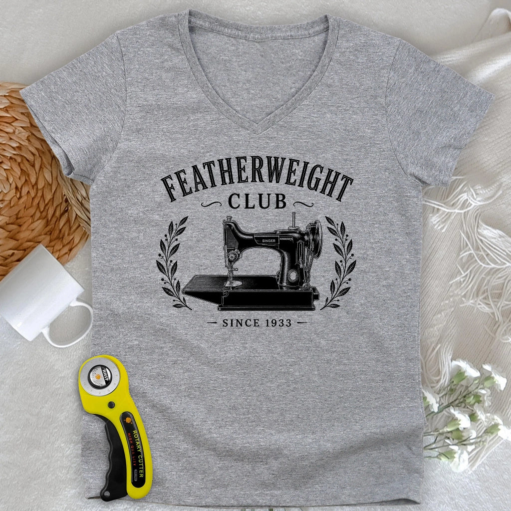 Featherweight Club Lady V-neck